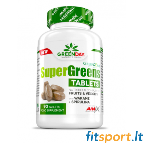 Amix GreenDay Super Greens 90 tablets. 